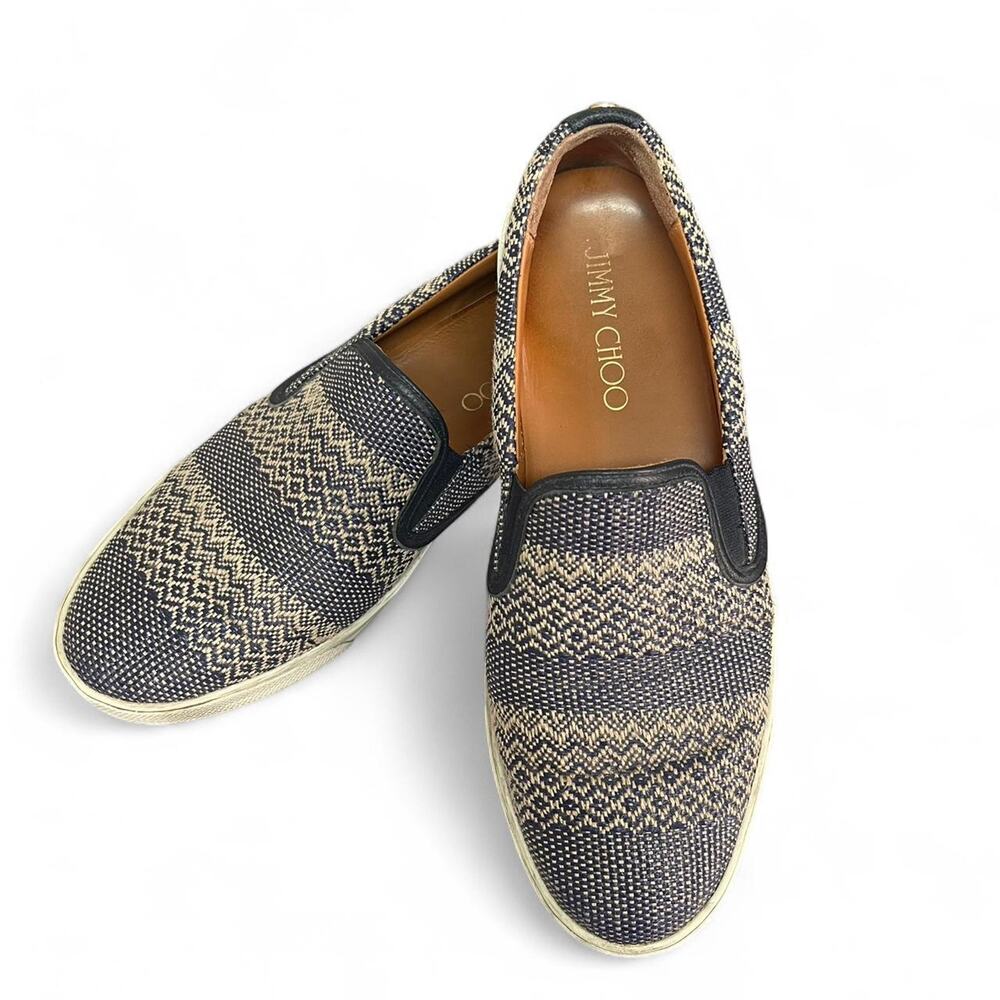 GENUINE JIMMY CHOO WOMENS SLIP ON BOAT SHOE SIZE 10 EU 41